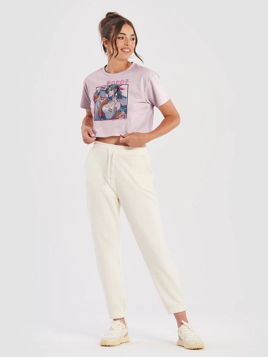 Panic Glitchy Dream Girl Citypop Crop Top product image (13)