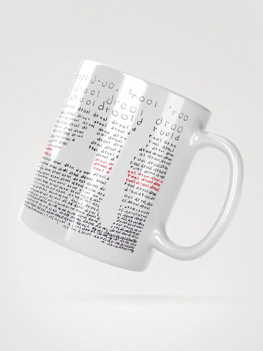 Drool White Glossy Mug product image (3)