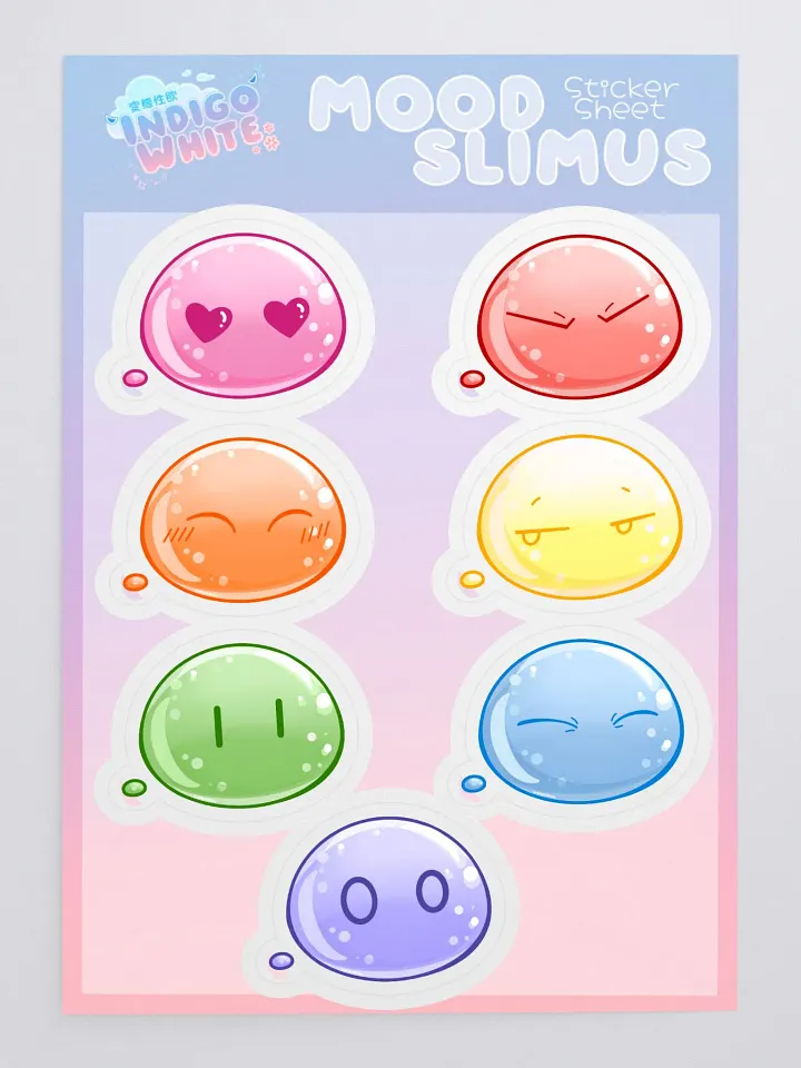 Mood Slimus Sticker Sheet product image (1)