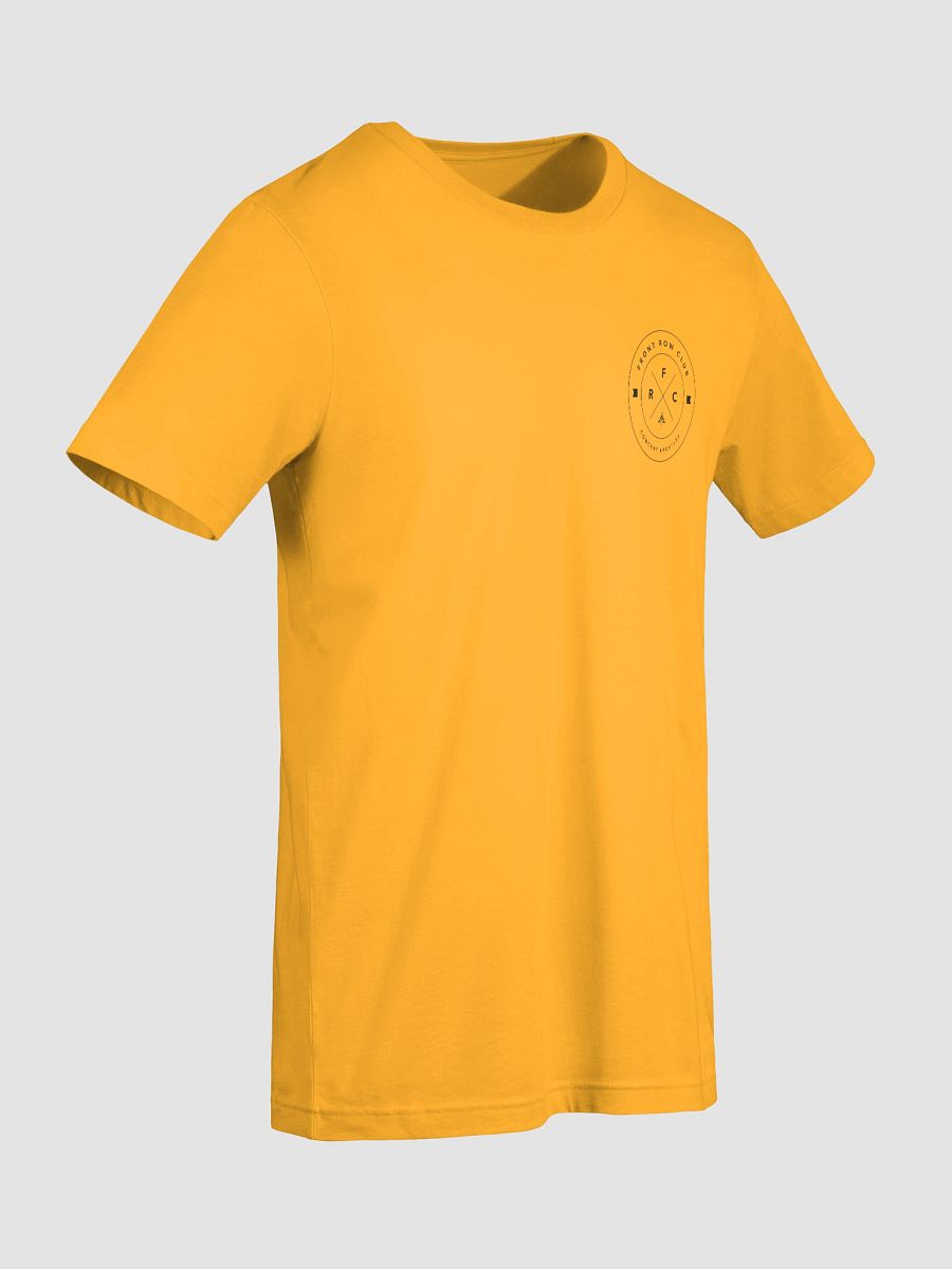 Front Row Club Icon (Black) on Chest T-Shirt (Logo On Back) product image (9)