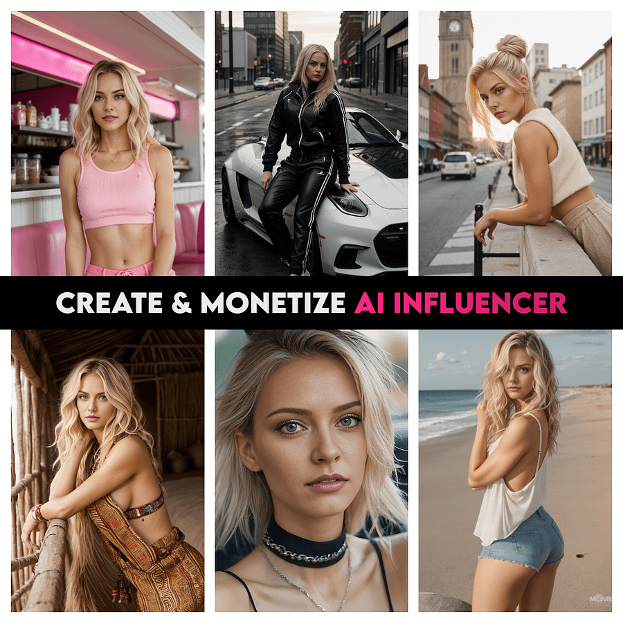 Ultimate Guide: How to create and monetize AI influencers product image (7)