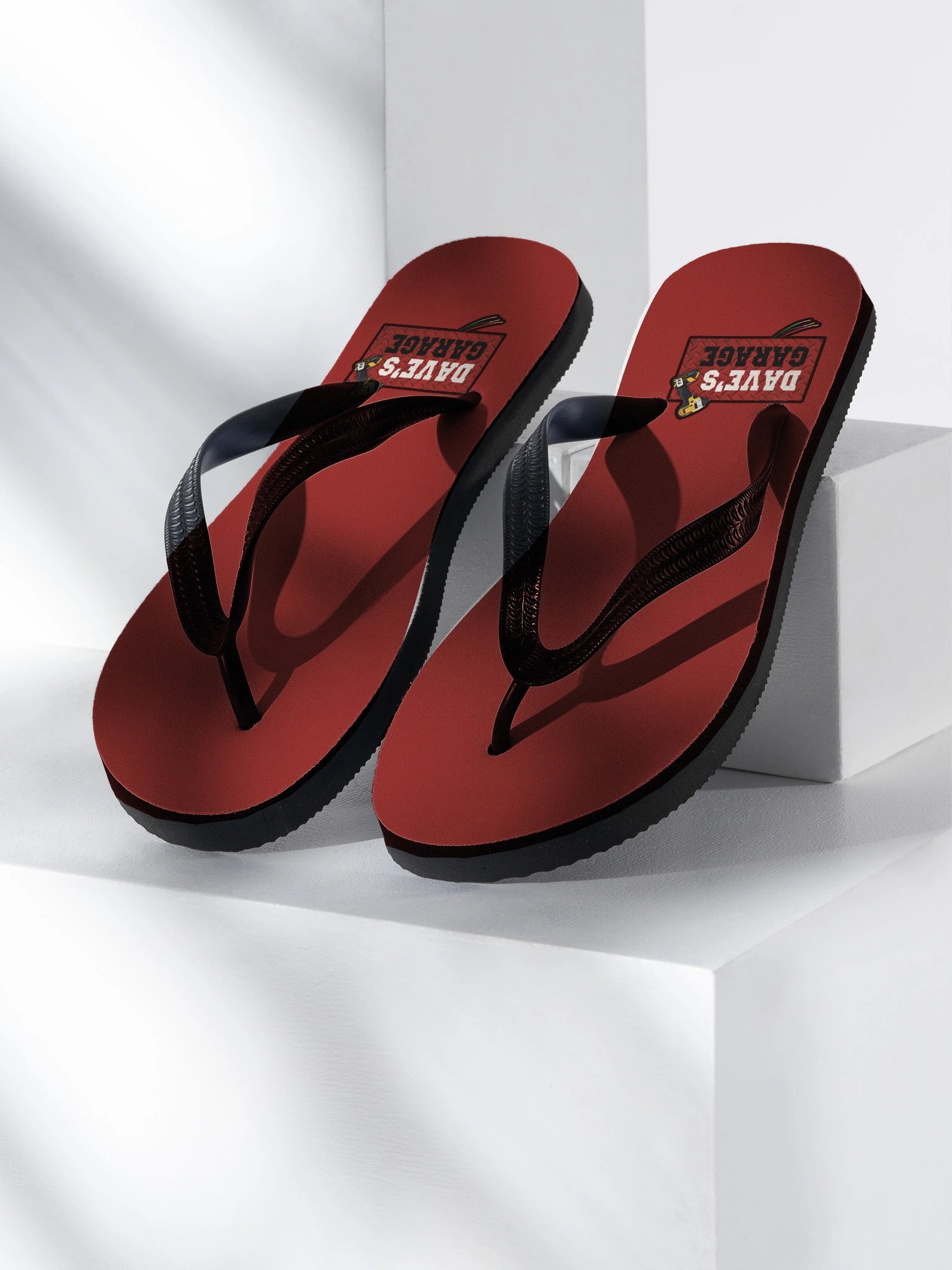 Dave's Garage Logo Flip-Flops product image (1)