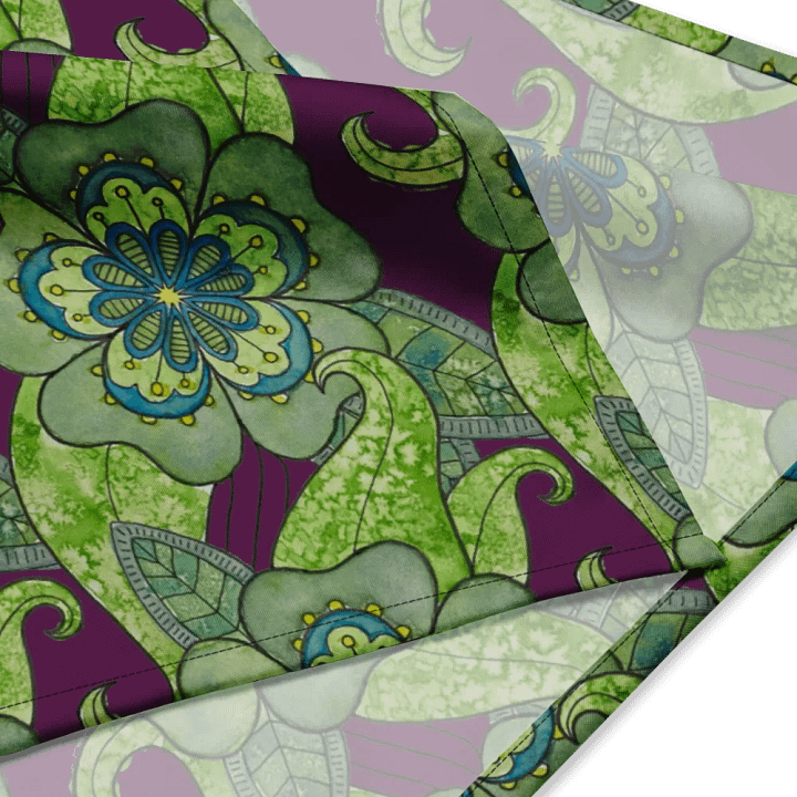 Crystal Garden All-Over Print Bandana product image (4)