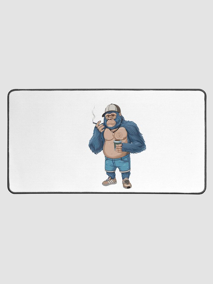 Blue Gorilla Desk Mat 15.5" x 31.5" product image (1)