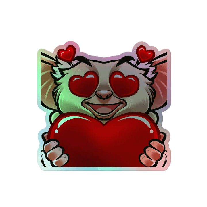Love Struck Holographic Sticker product image (2)