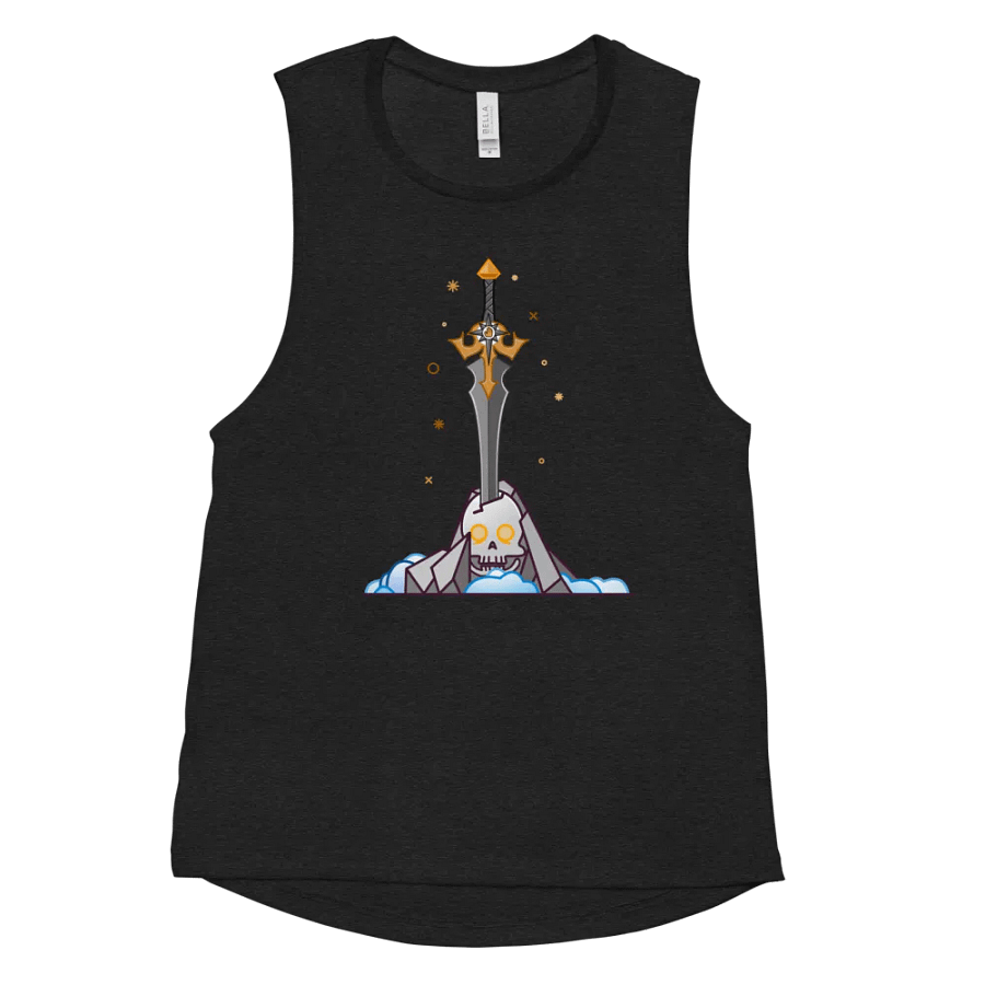 Sword in the Skull - Argent Variation - Women's Style Muscle Tank product image (12)