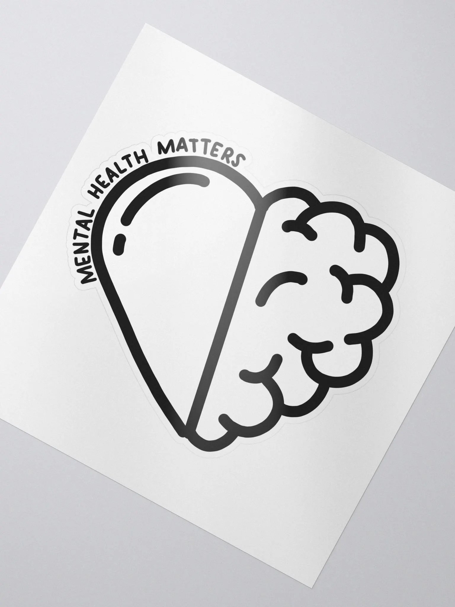 Mental Health Matters Kiss Cut Sticker product image (2)