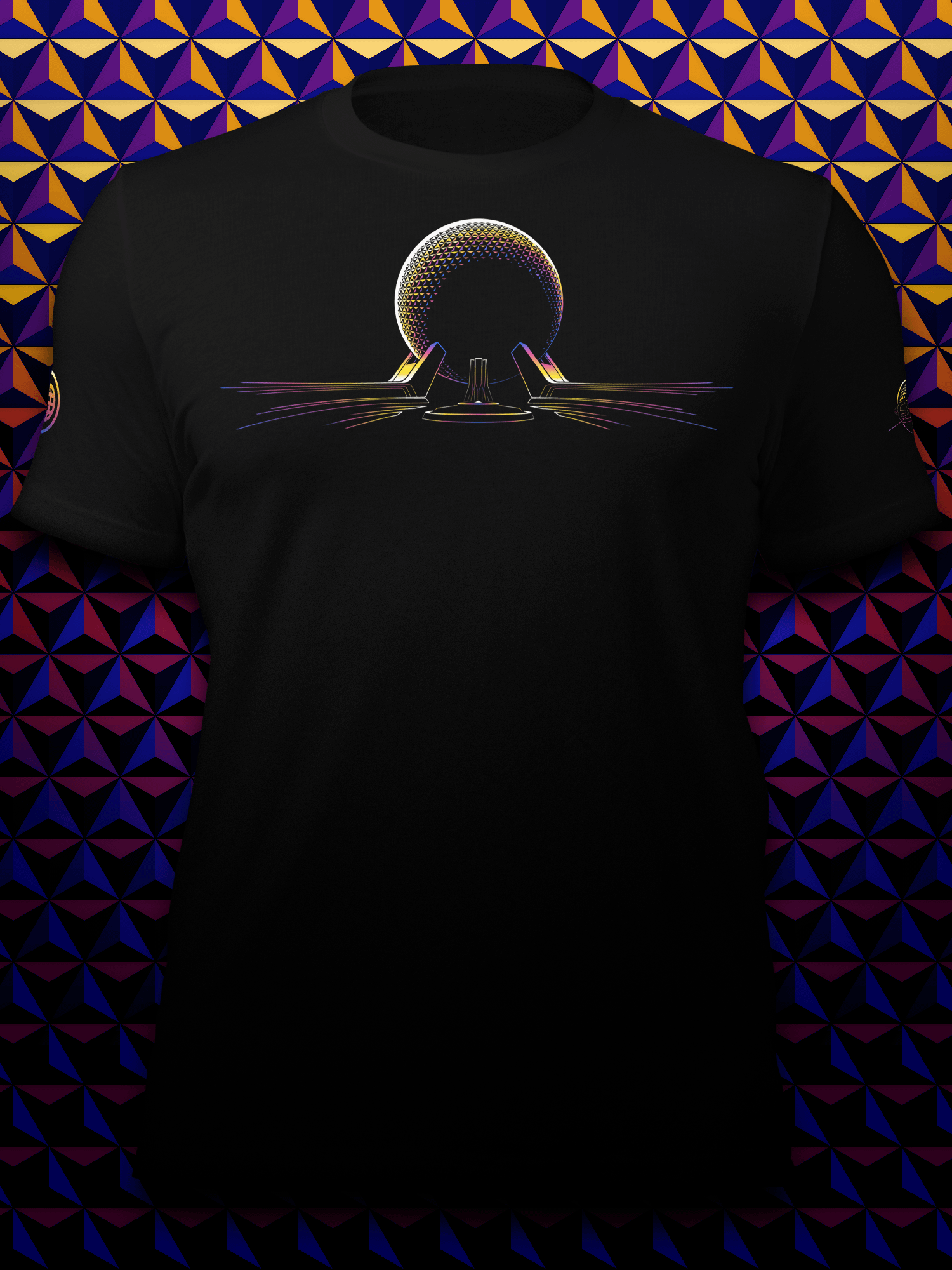 GEOSPHERE Line Art Unisex T-shirt product image (1)