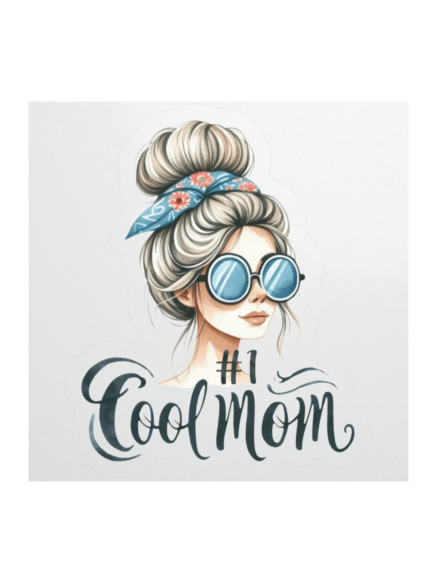 Cool Mom Illustrated Kiss Cut Stickers product image (2)