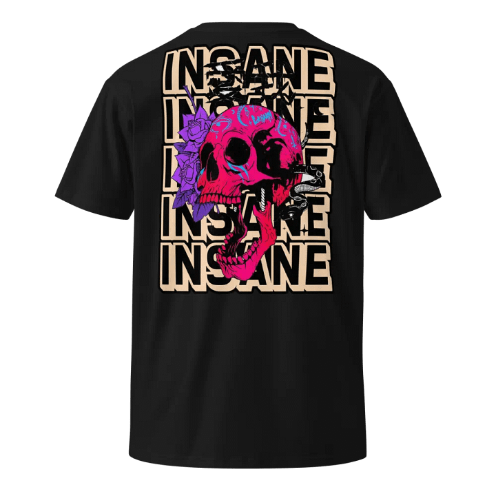Insane Skull and Roses Graphic Tee product image (6)