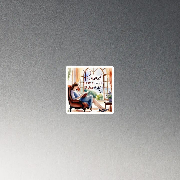 Sunlit Reading Retreat Die-Cut Magnets product image (4)