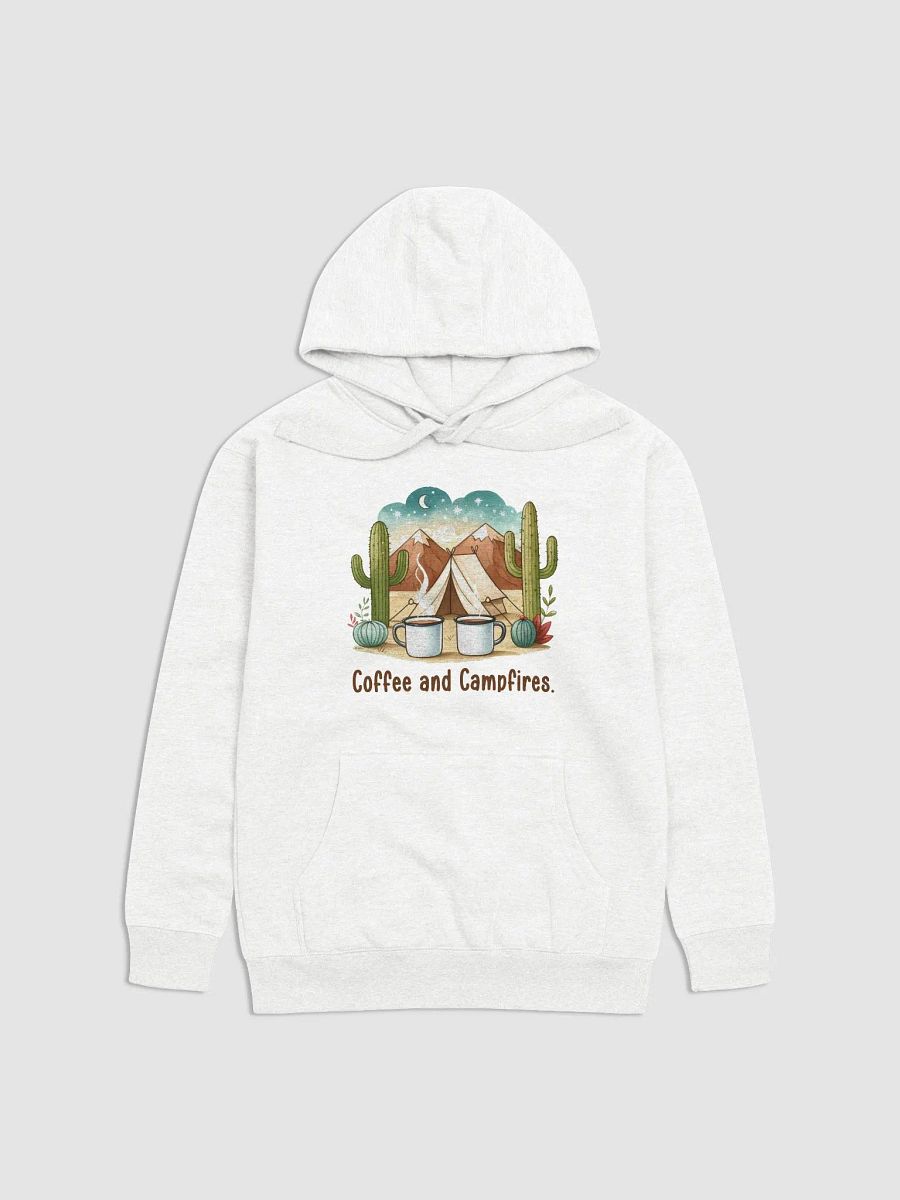 Coffee and Campfires Under Starry Skies Unisex Premium Hoodie product image (2)