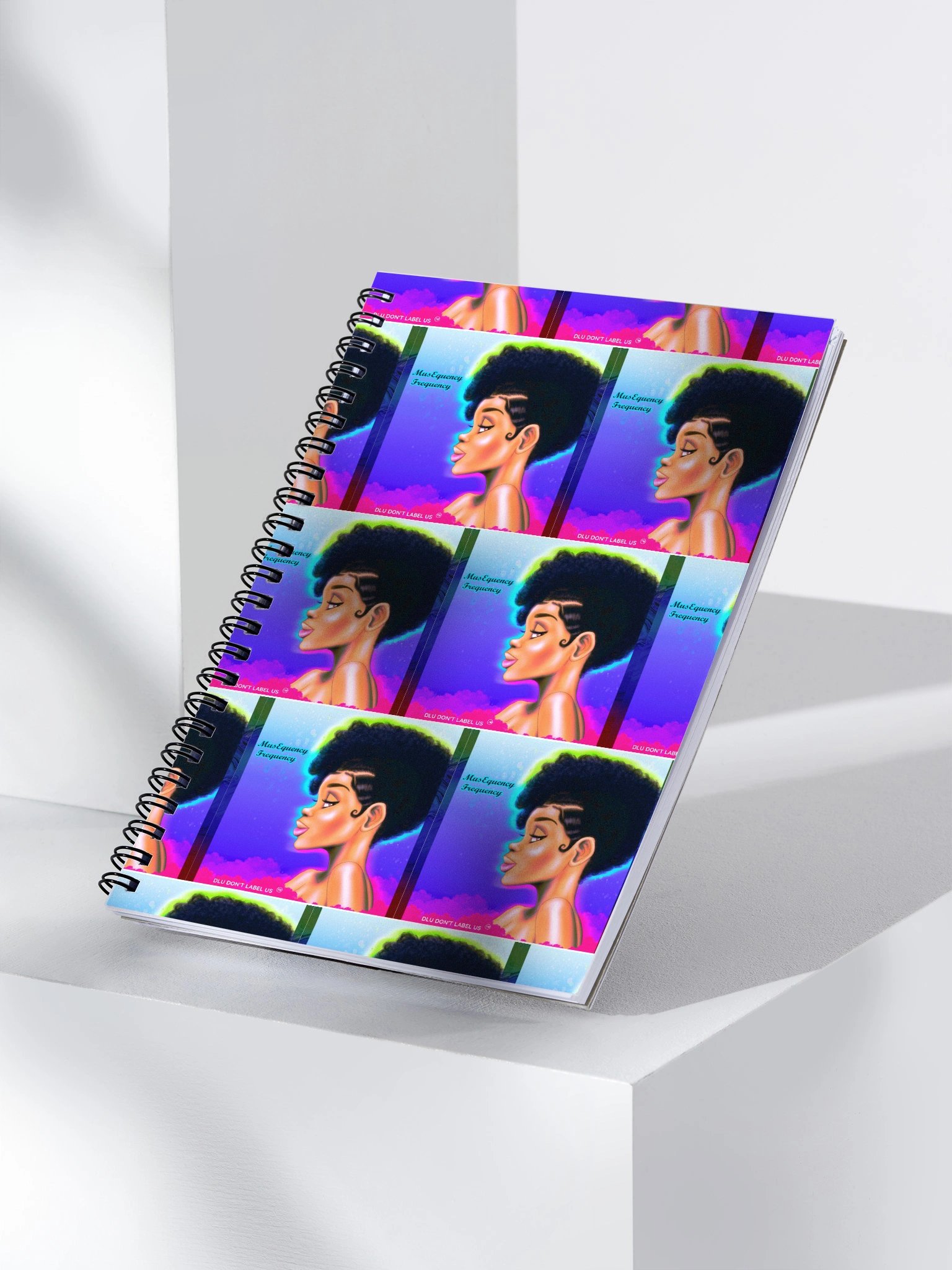 Afro Profile Spiral Notebook product image (3)