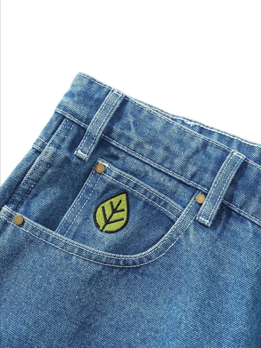 Weathergear Heavyweight Denim Jeans, Mid Blue product image (3)
