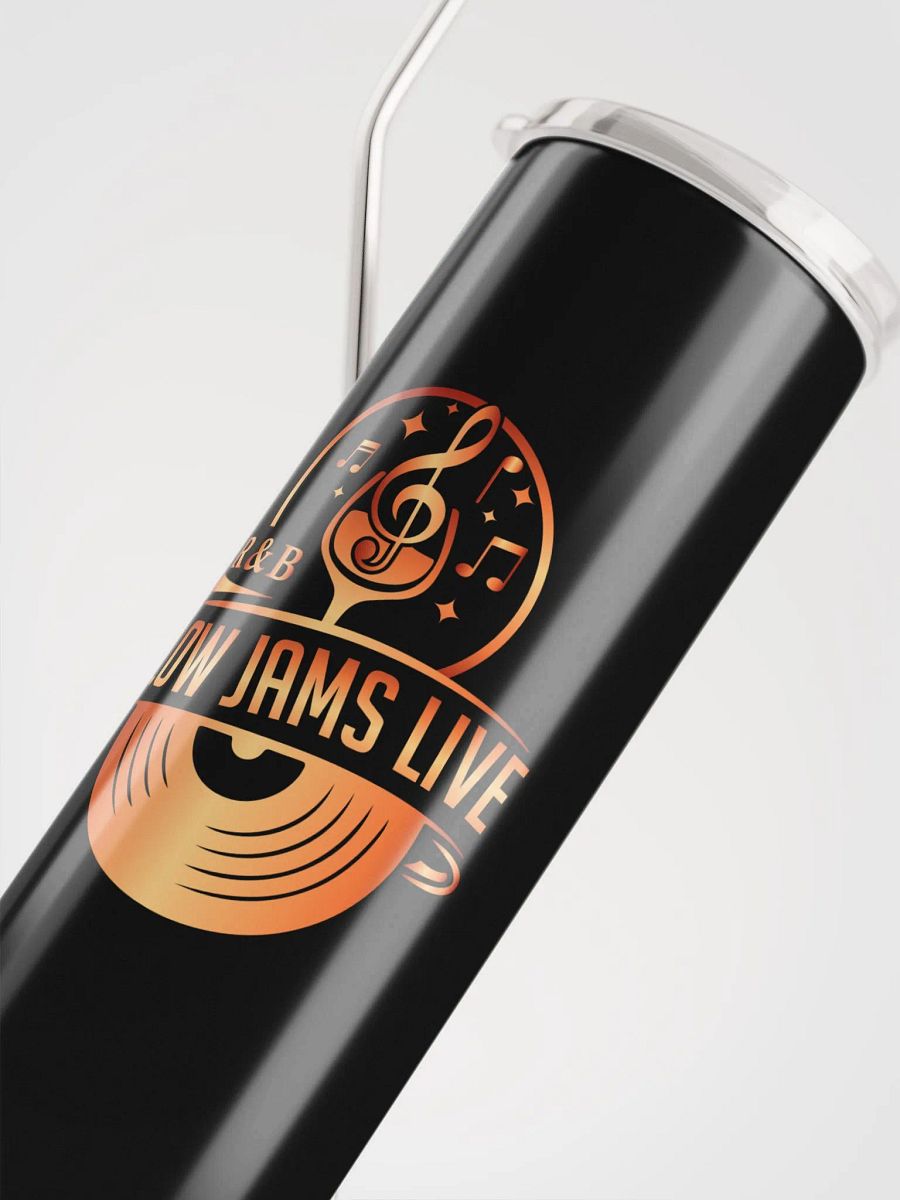 Black Tall Tumbler R&B Slow Jams LIVE Signature Orange product image (5)