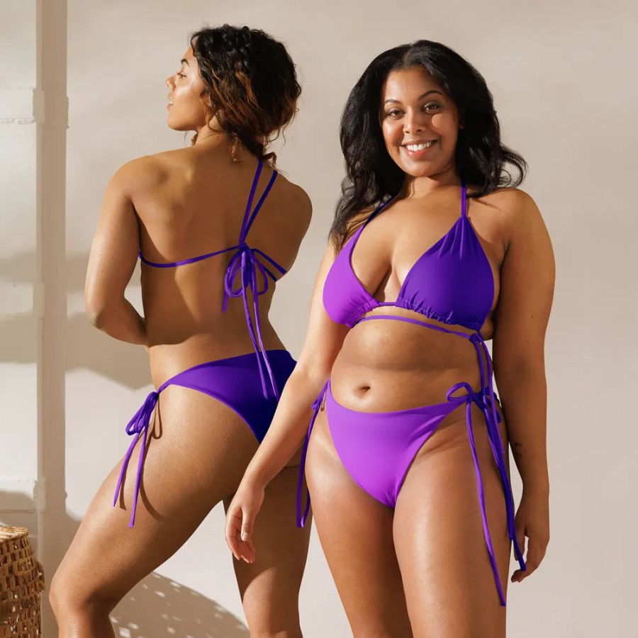 Eco-Chic Purple Haze Bikini Set product image (3)
