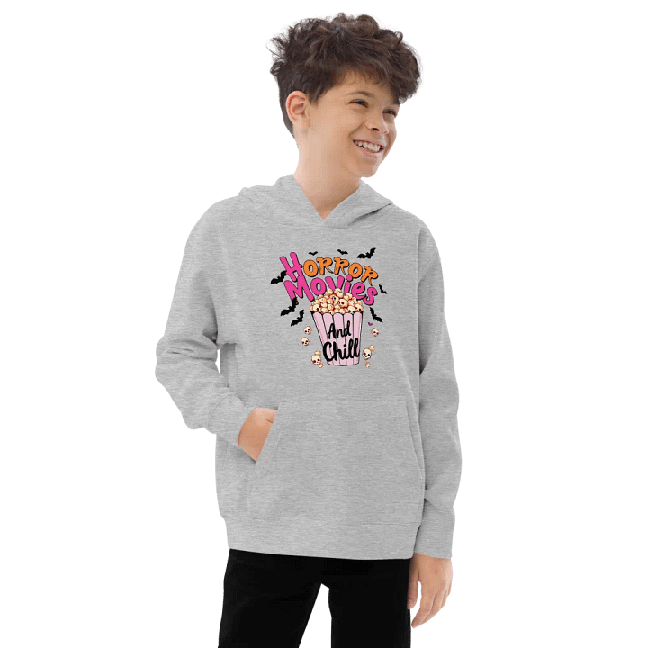 Horror Movies and Chill Popcorn Youth Pullover Fleece product image (25)