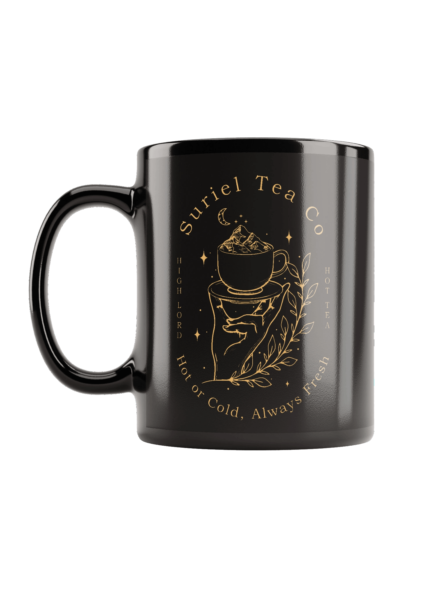 The Suriel Tea Co Suriel Tea Company Spill The Tea Velaris ACOTAR Symbol Classic Black Coffee Mug 1BK1 product image (6)