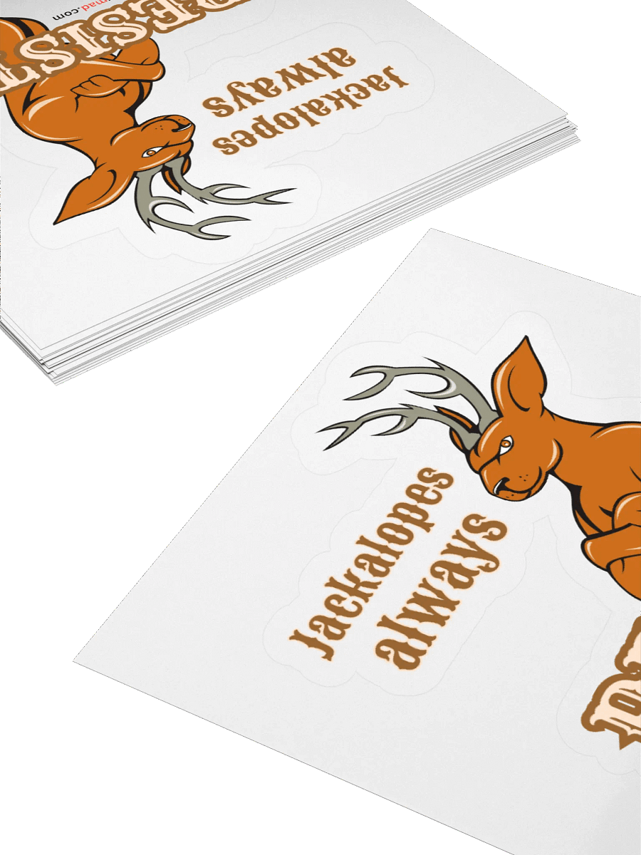 Jackalopes Resist Sticker product image (8)