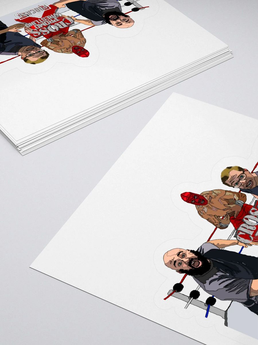 Cross Promo Wrestling Podcast Stickers product image (4)