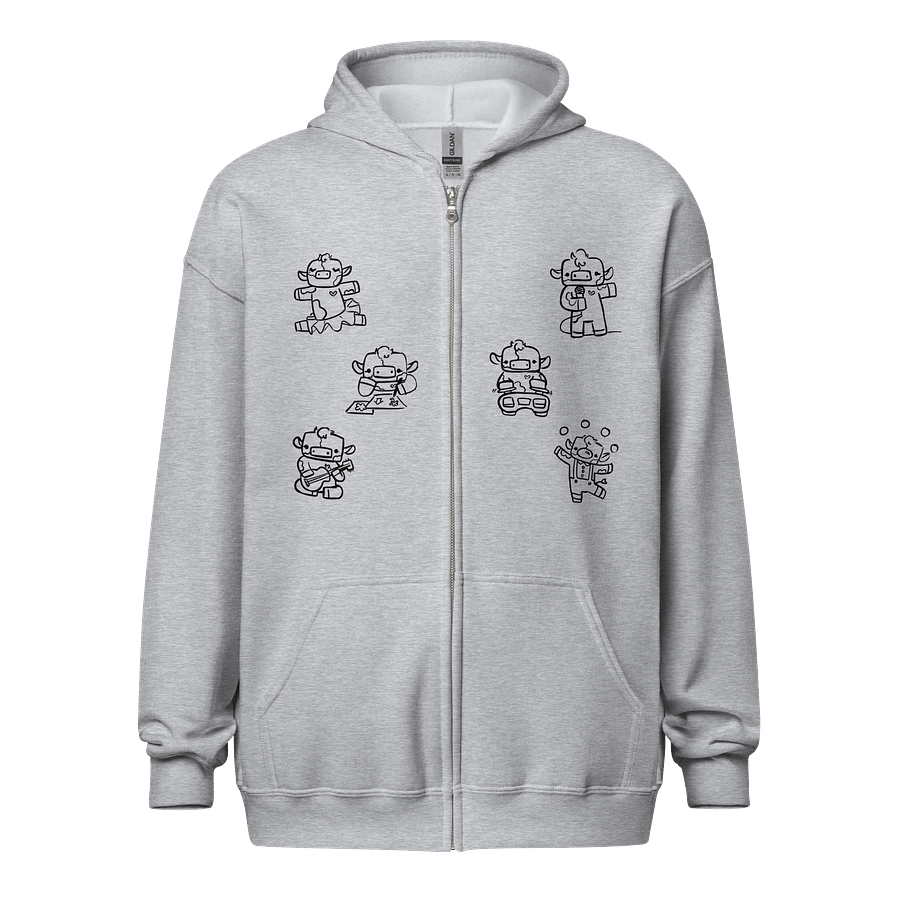 You Can MOO Anything Zip-Up (big print) product image (1)