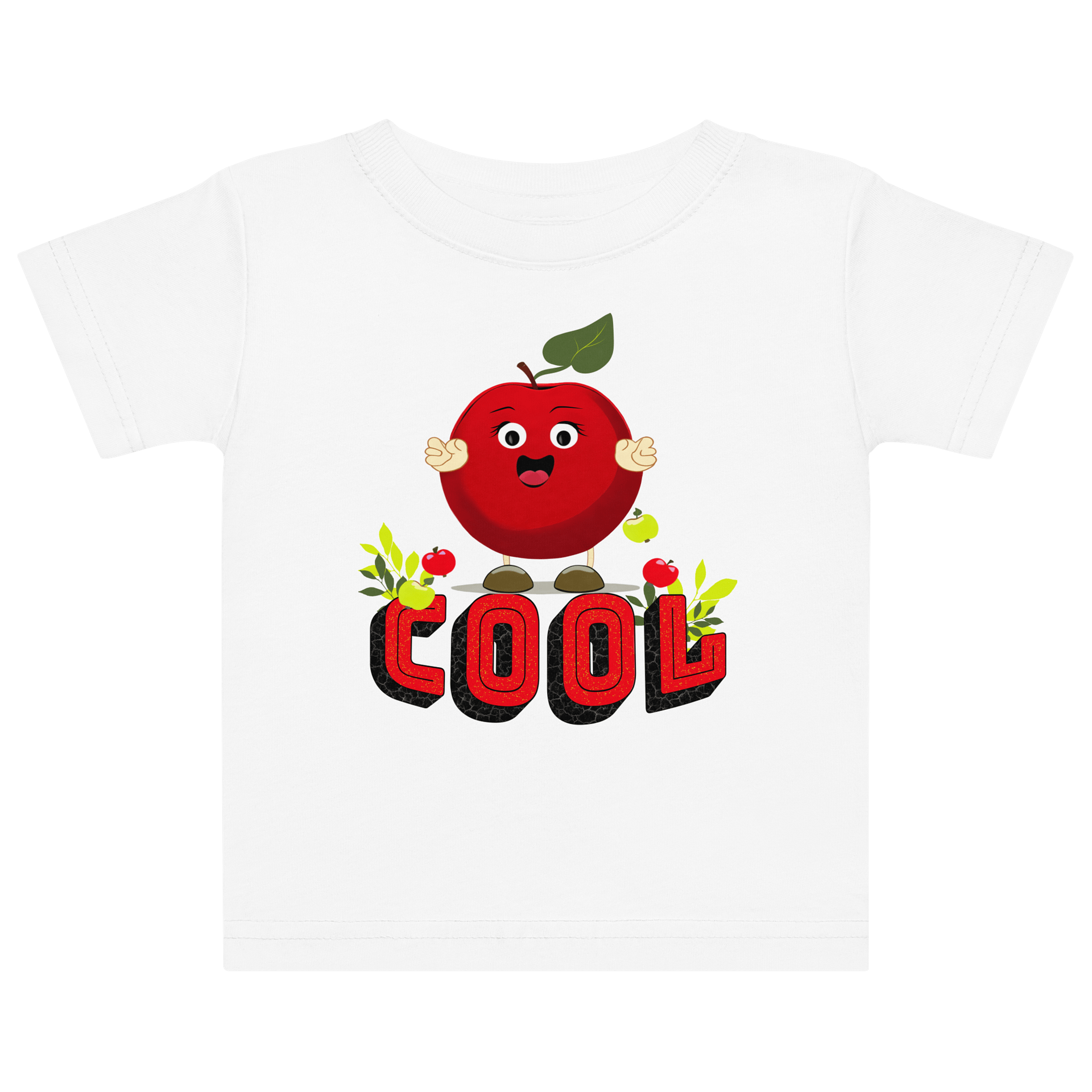 Cool Apple Cartoon Baby T-Shirt product image (9)