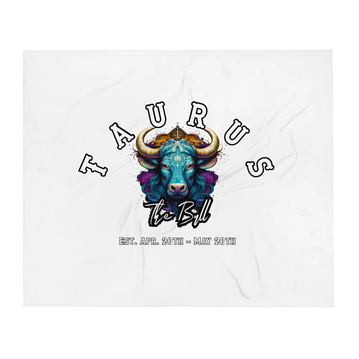 Taurus - Zodiac Throw Blanket product image (1)