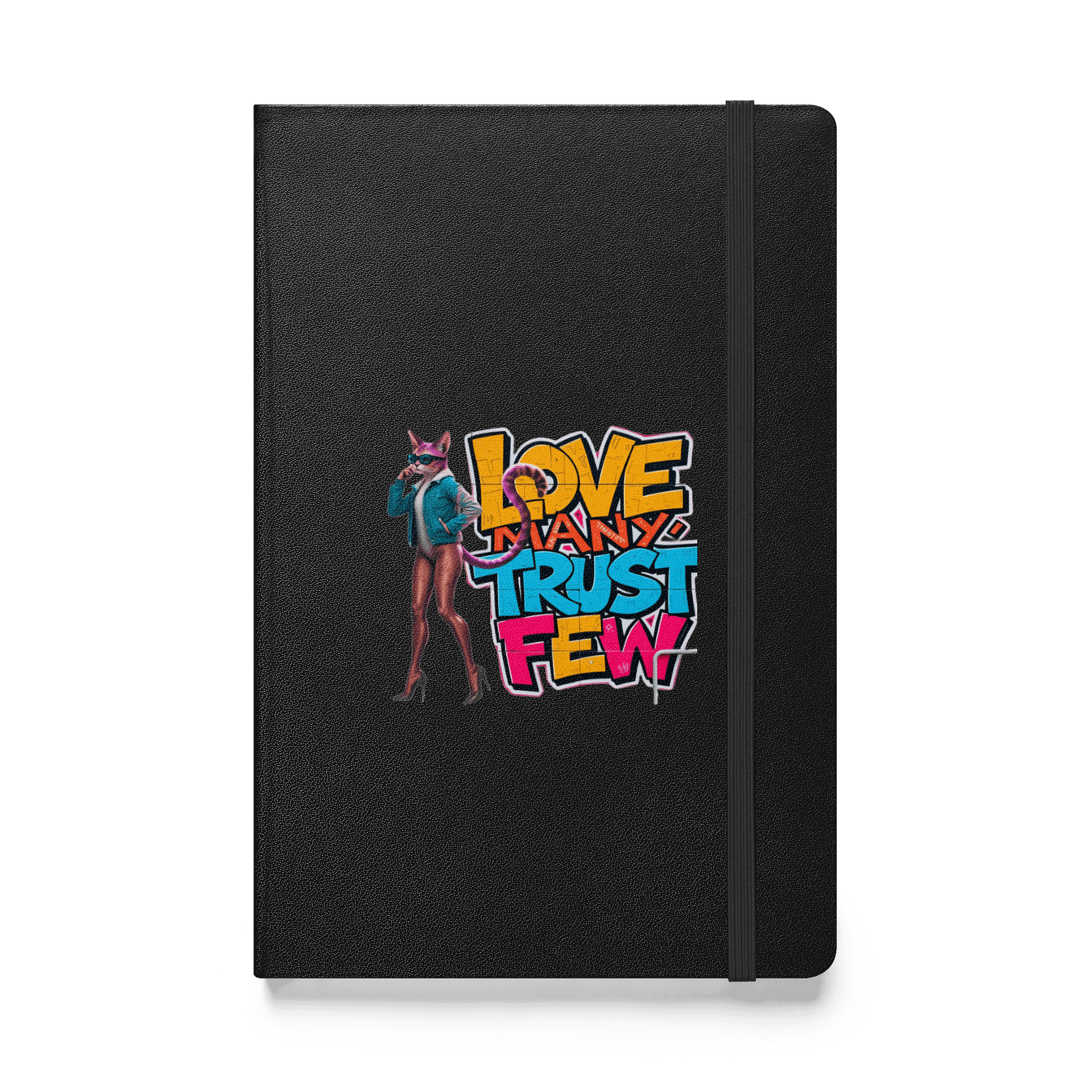 Confident Cat Hardcover Notebook product image (1)