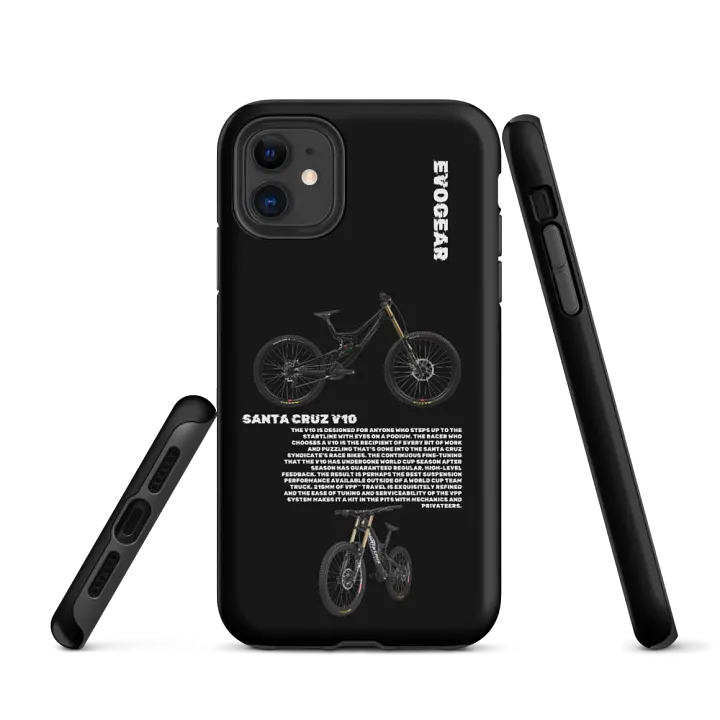Black V10 Black iPhone Case product image (1)