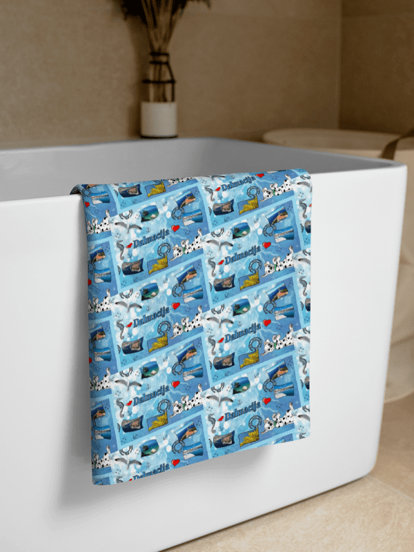 Sea style Dalmacija summer - Sublimated Towel product image (2)