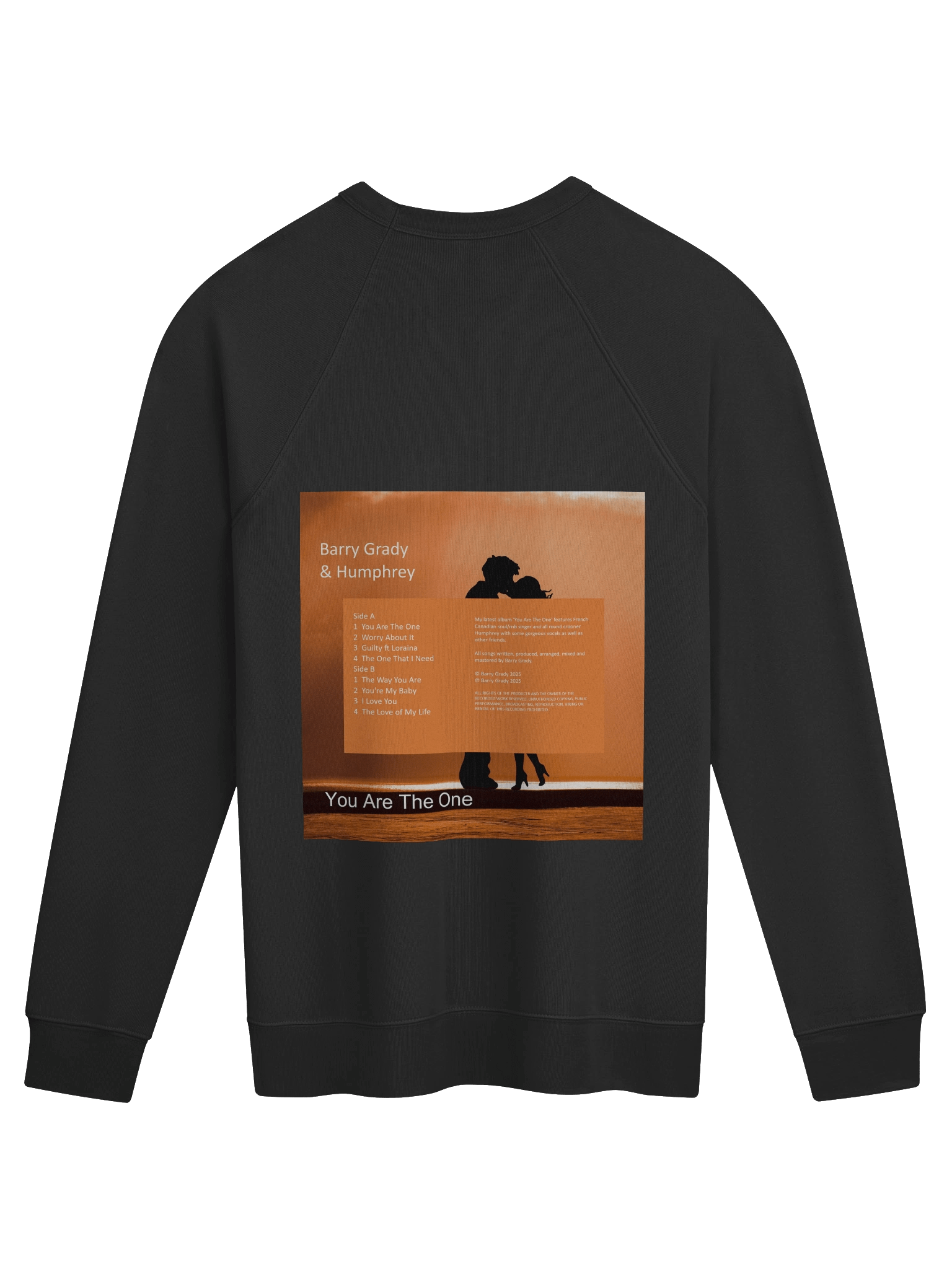 'You Are the One' Unisex Raglan Sweatshirt product image (2)