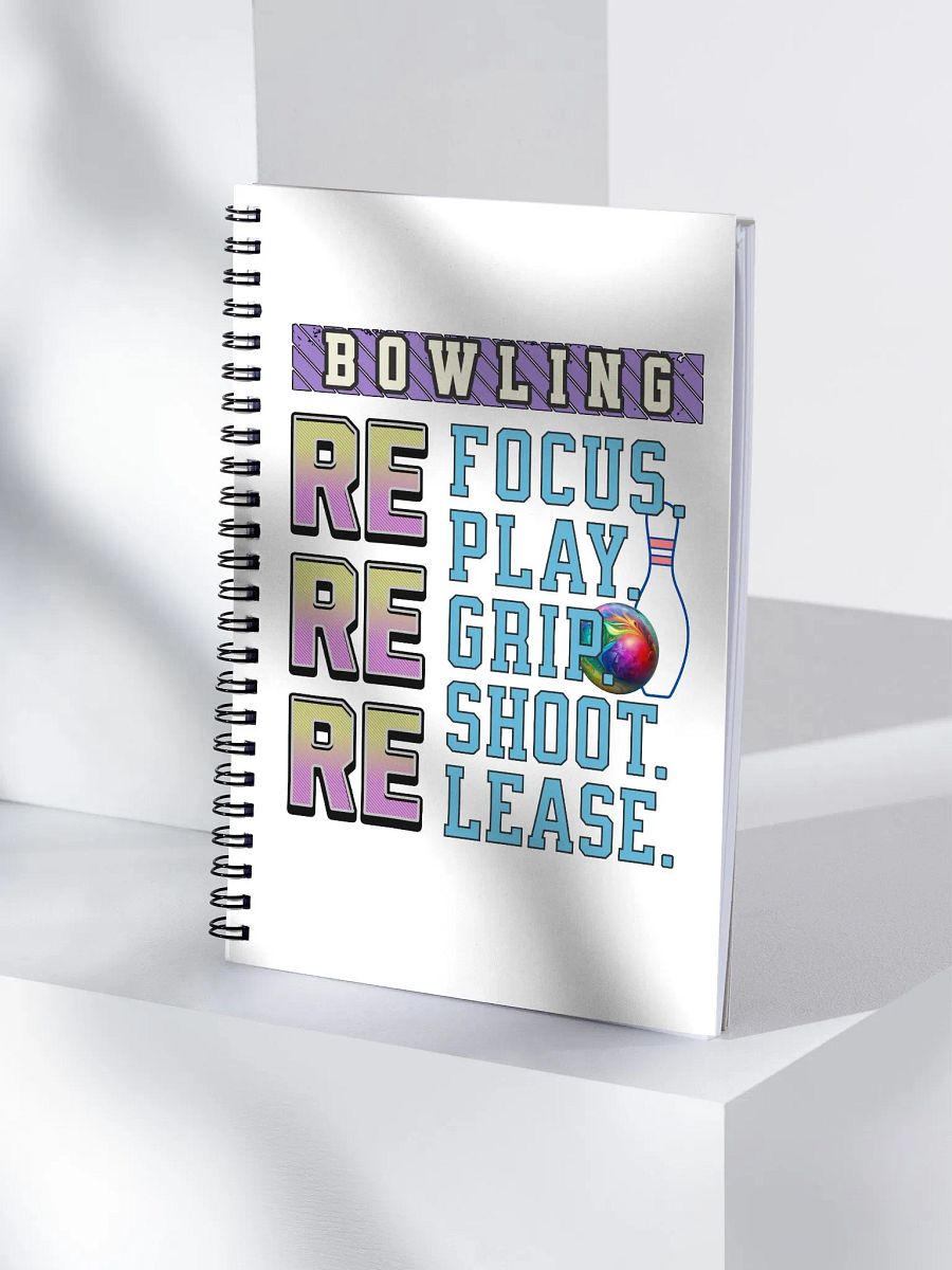Reuse Bowling Fun Spiral Notebook product image (3)