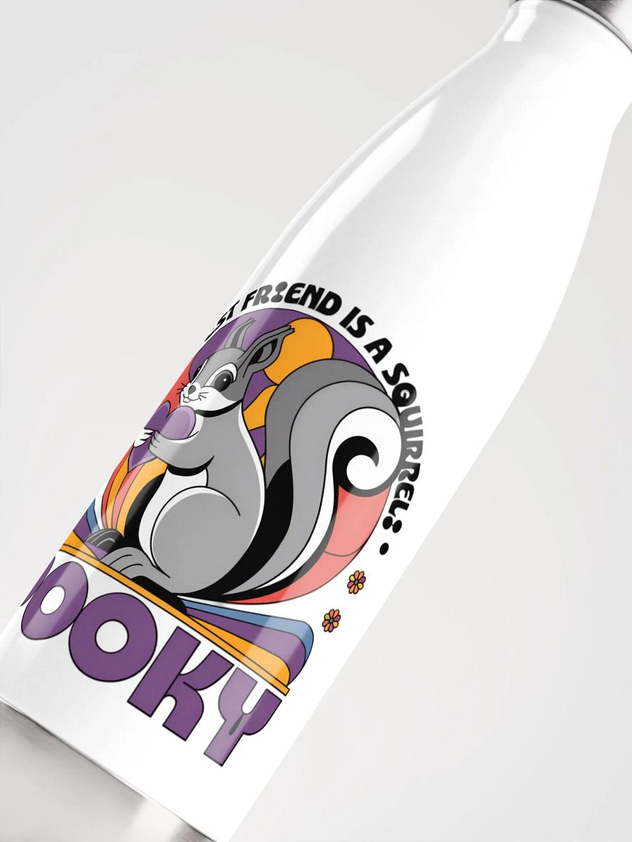 Water Bottle: My Best Friend is a Squirrel Named Pooky, Purple Font product image (5)