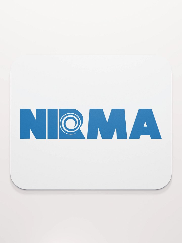 Classic NIRMA Logo Mousepad – Blue on White product image (2)