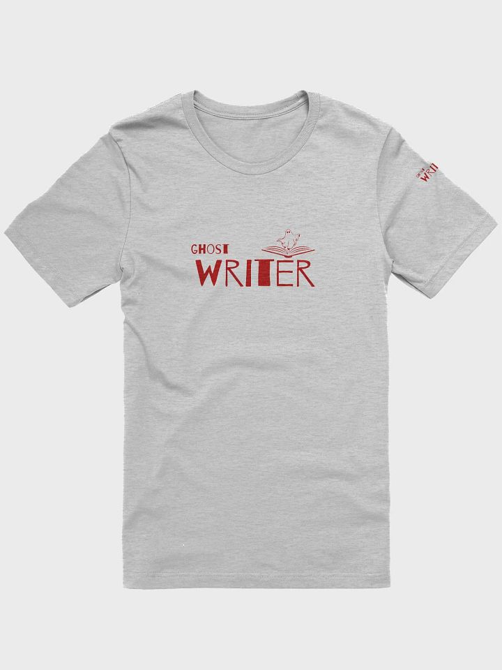 Ghost Writer Red Text Spook Book Unisex T-shirt product image (7)