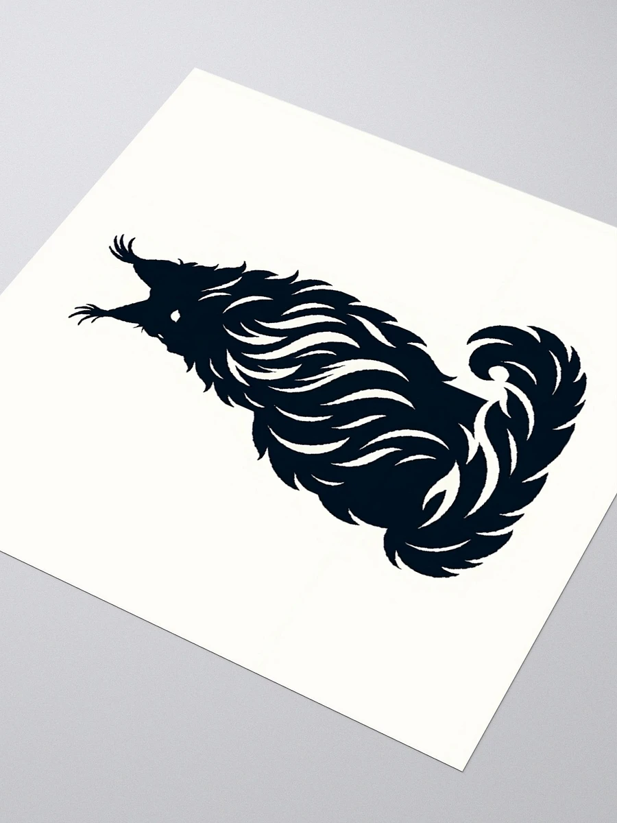 Kiss Cut Stickers: Maine Coon Monochrome product image (3)