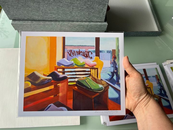 Market Street Shoes - Hand-Signed Print product image (1)
