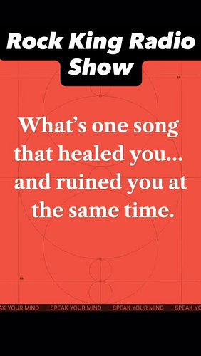 Some songs hit like therapy. Others reopen the wound.
Name the track that still makes you feel everything.

#rockkingradio #c...