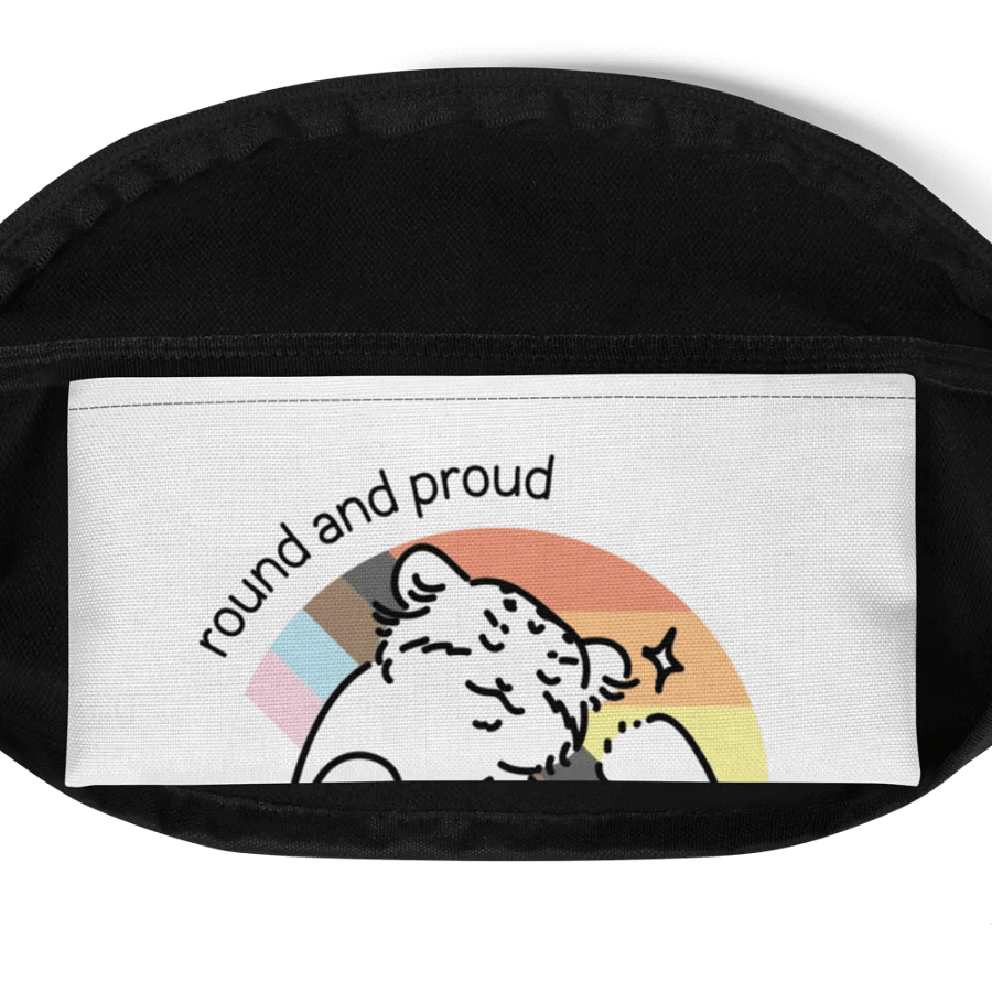 Round and Proud Manul Pride Pastels Version - Fanny Pack product image (6)