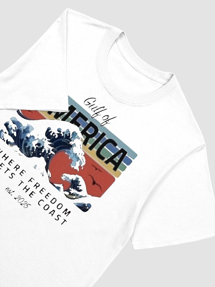 Gulf Of America Where Freedom Meets The Coast Est. 2025 T-Shirt product image (2)