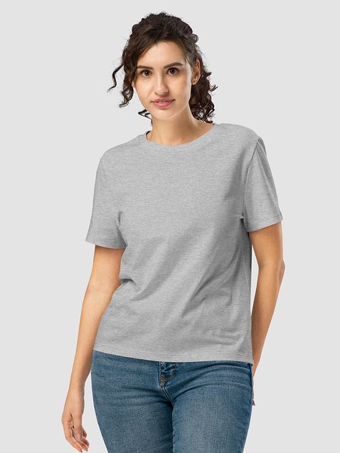 Photo showing Stanley/Stella Women's Organic Ribbed Neck T-Shirt