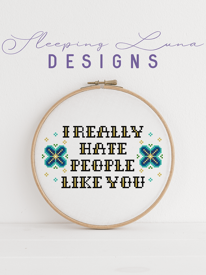 People Like You - Cross Stitch Pattern product image (1)
