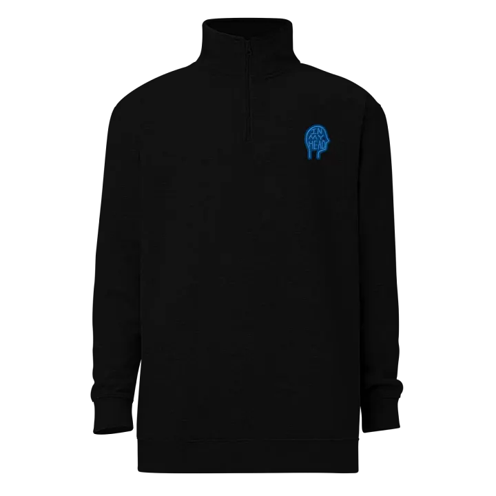 In My Head (lake design) embroidered quarter zip product image (2)