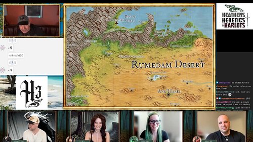 Here is a screenshot of our game as we are just getting into the story. Come on and join us at twitch.tv/heathenshereticsharl...