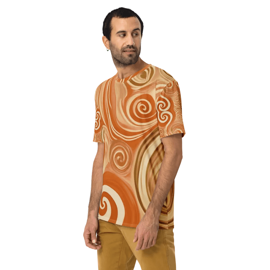 Funky Latte Liquid Tie-Dye Men's T-shirt product image (9)