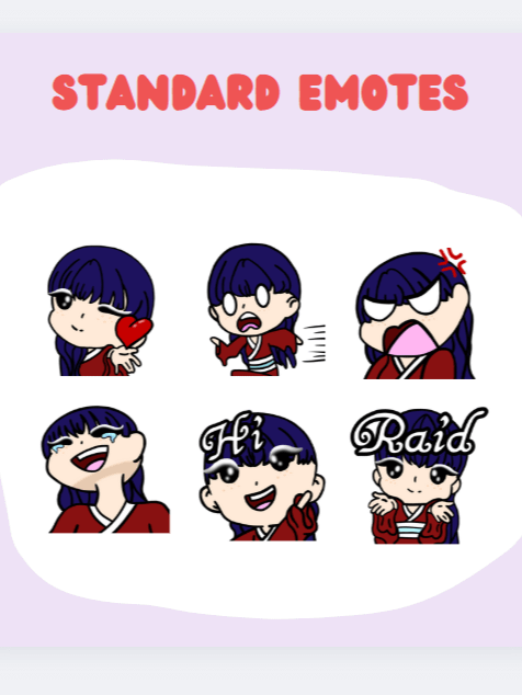 Cute Japanese Girl Style PngTuber Deluxe Pack product image (11)