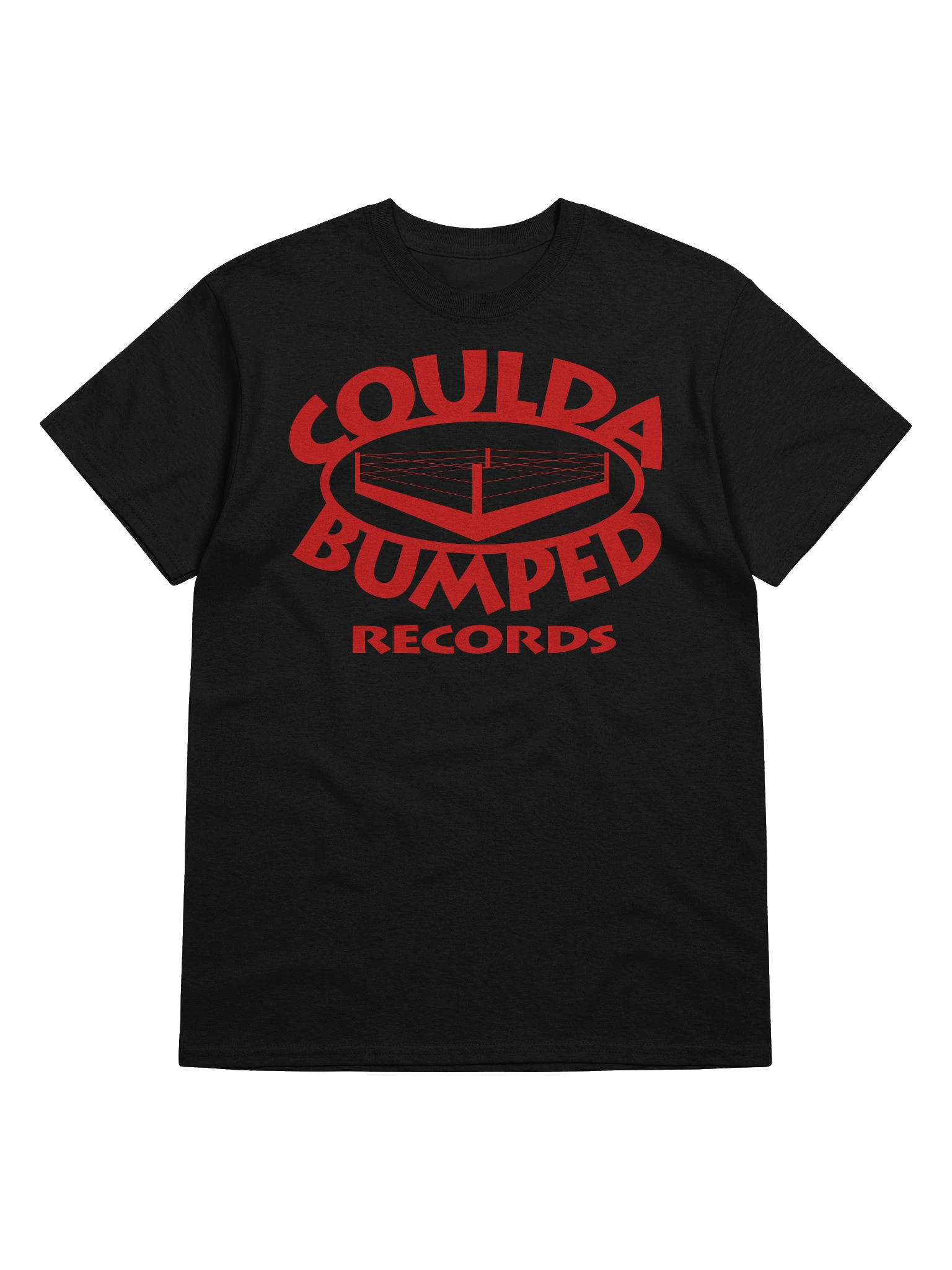 Coulda Bumped Records Tee - Black/Red product image (5)
