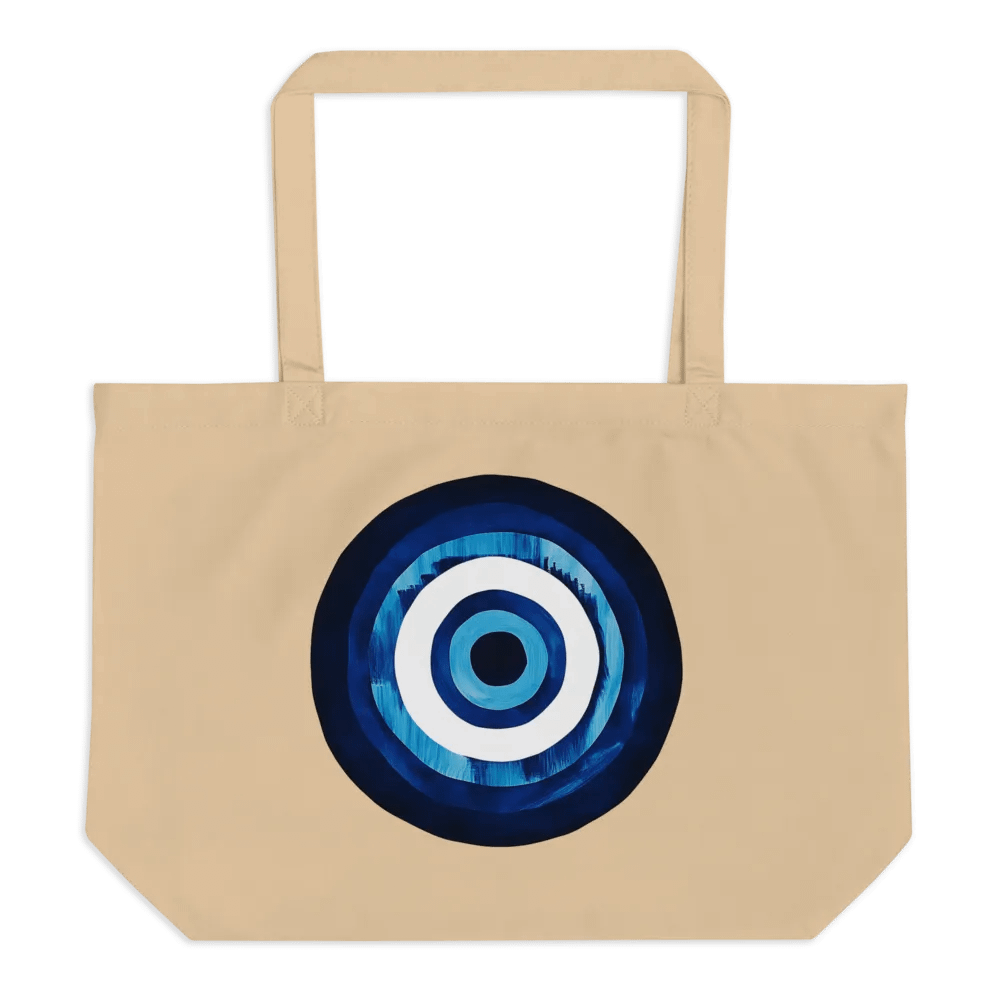 Blue Mati Organic Cotton Tote in Natural – Protection & Style in One product image (7)