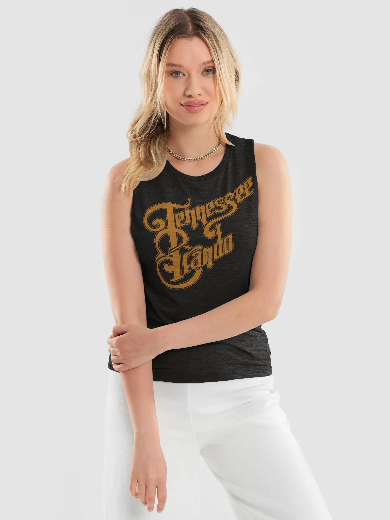 Tennessee Brando (Orange Logo) Women's Muscle Tank product image (5)
