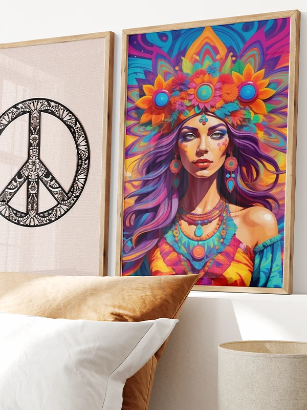 Flower Power Priestess Poster product image (6)